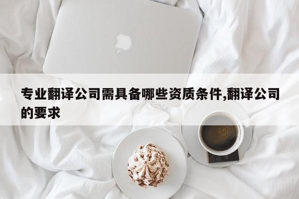 专业翻译公司需具备哪些资质条件,翻译公司的要求