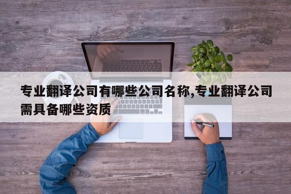 专业翻译公司有哪些公司名称,专业翻译公司需具备哪些资质