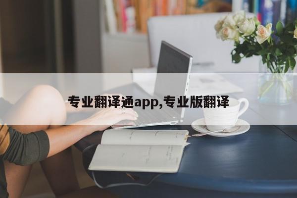 专业翻译通app,专业版翻译